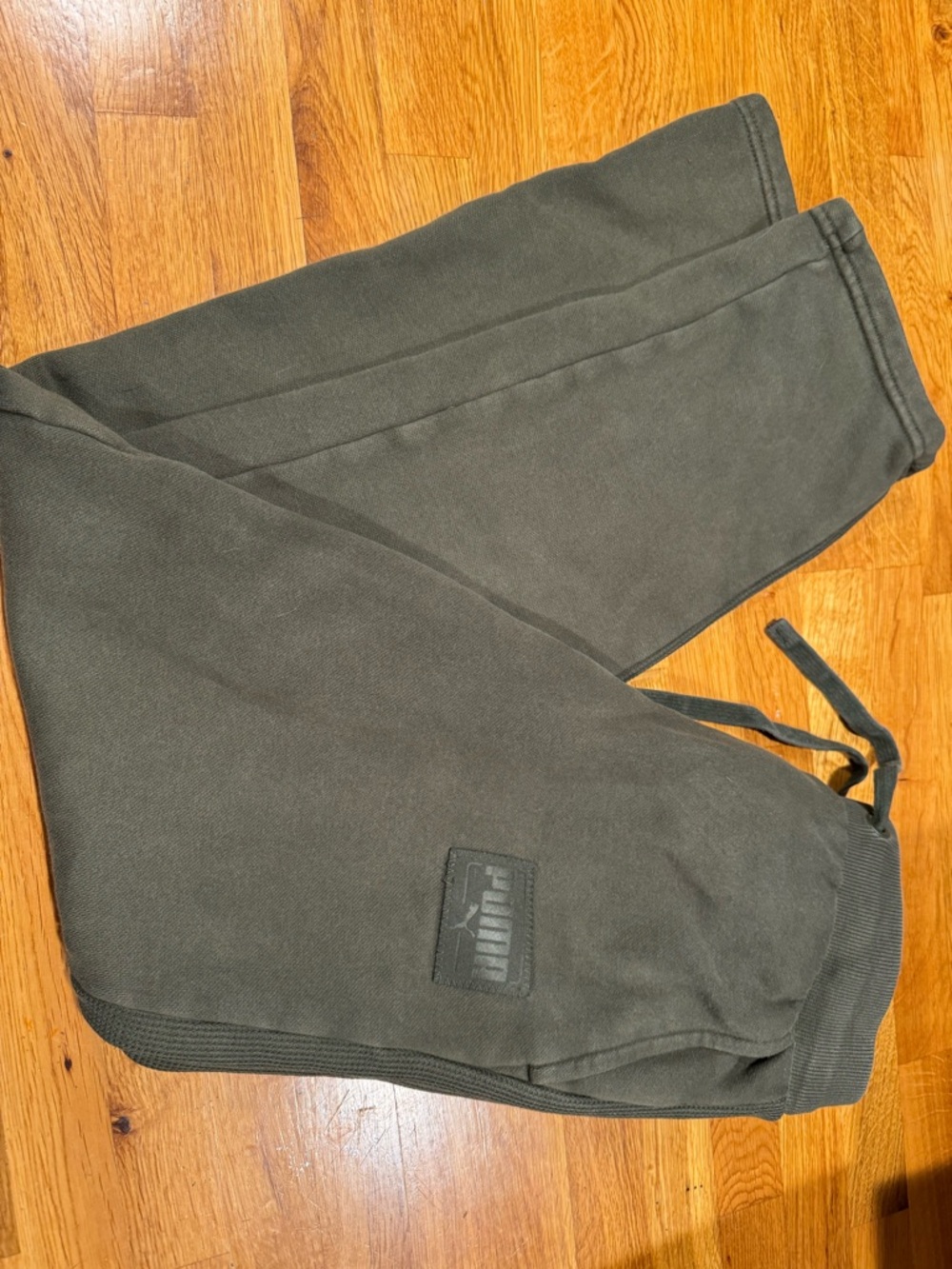 Puma Dark Olive Green Jogger Sweatpants